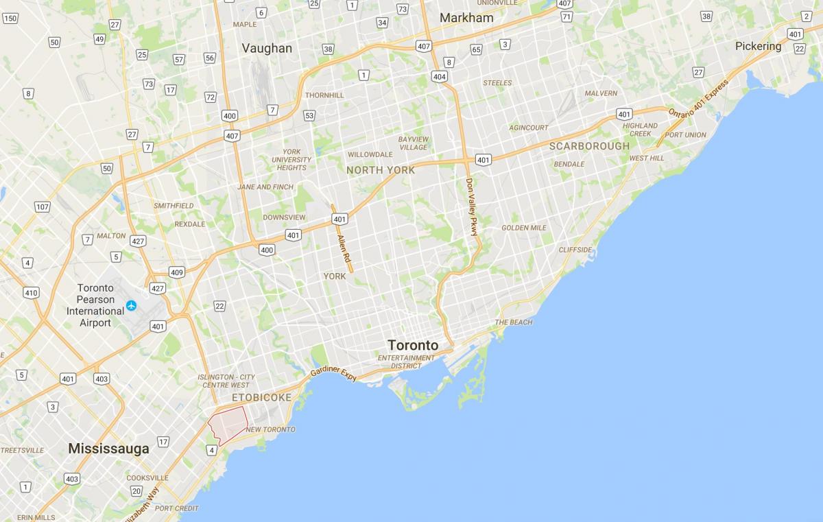 Karte Alderwood Parkviewdistrict Toronto