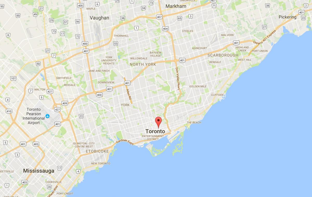Karte Dārza Rajonā Toronto