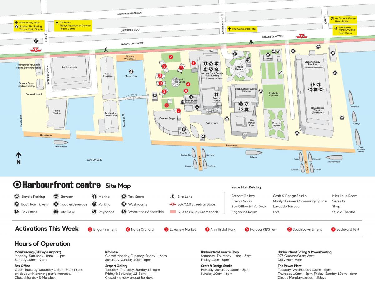 Karte Harbourfront centrs, autostāvvieta