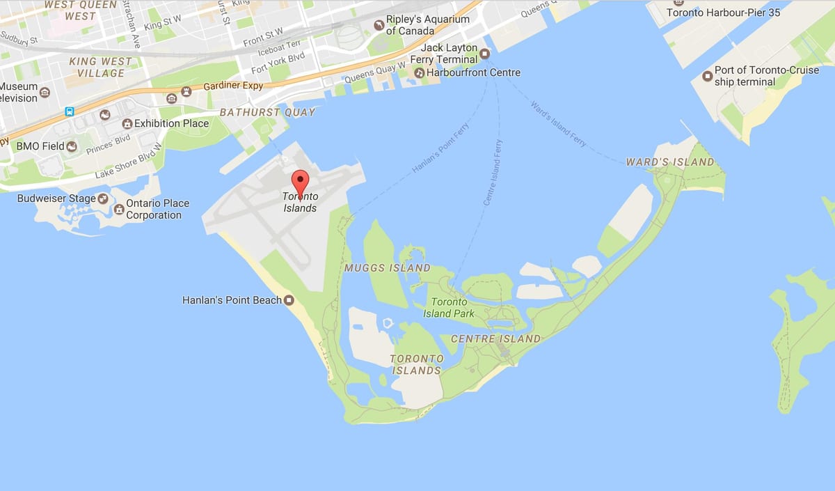 Karte kaimiņattiecību Toronto Salās kaimiņattiecību Toronto