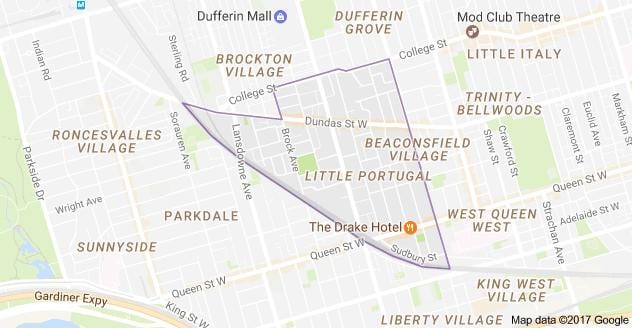 Karte Maz Portugāle Toronto