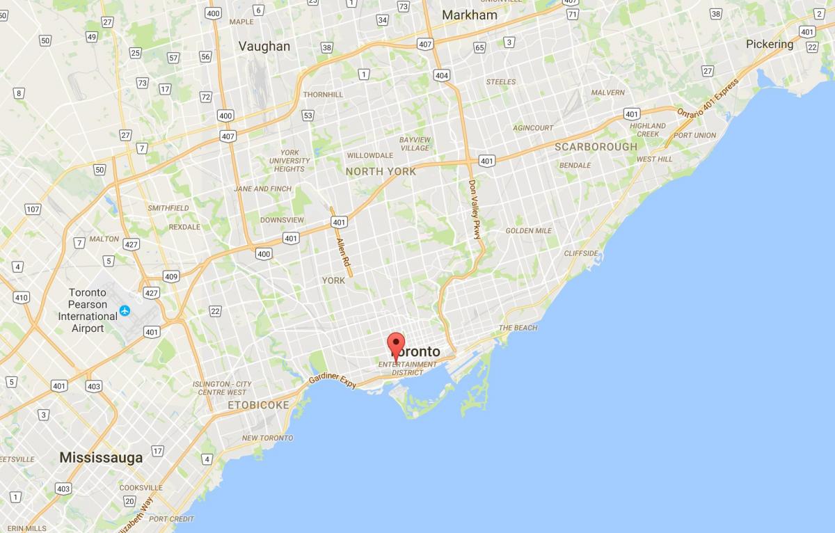 Karte Modes Rajona rajona Toronto
