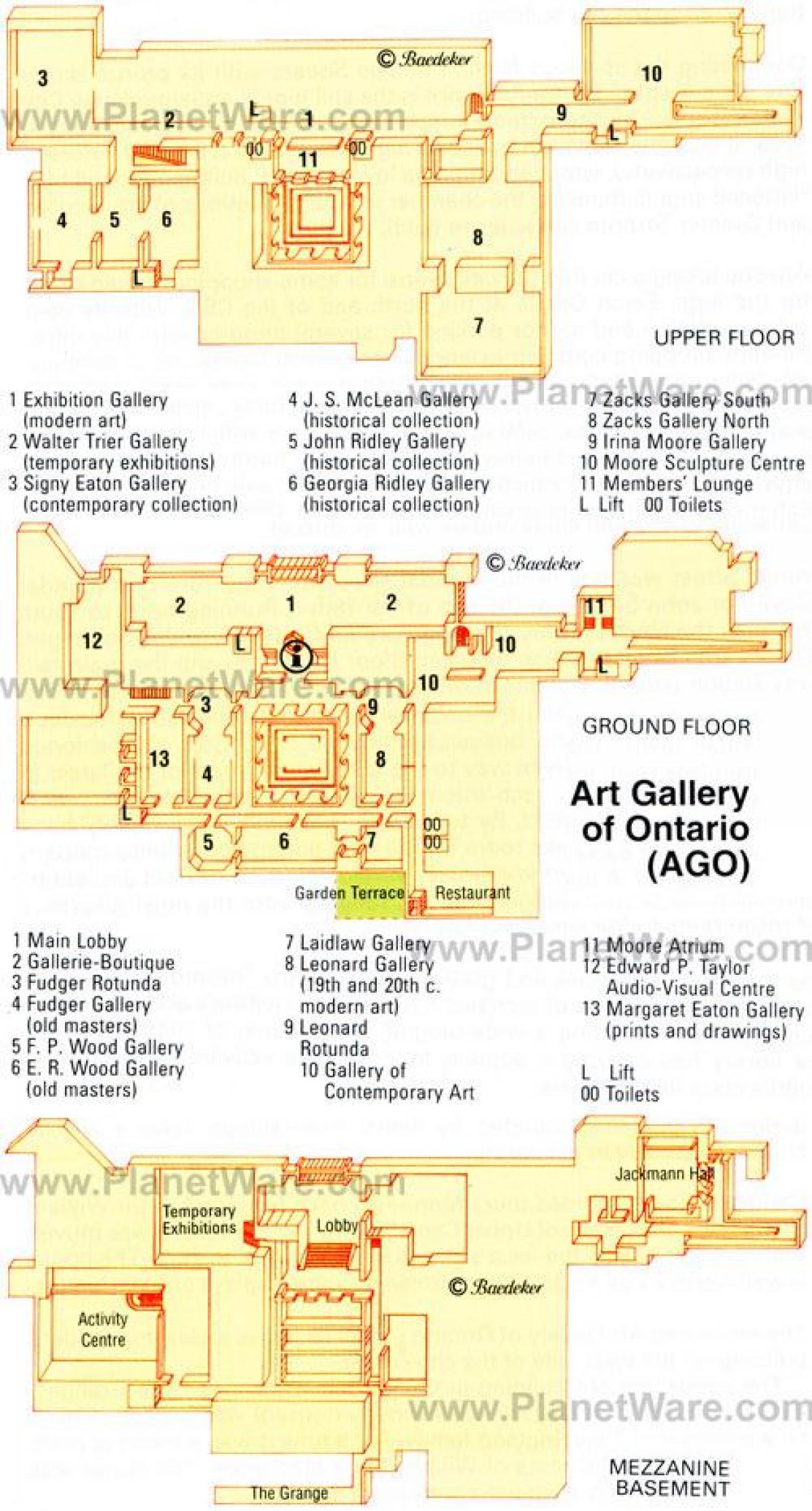 Karte Mākslas Galerija Ontario