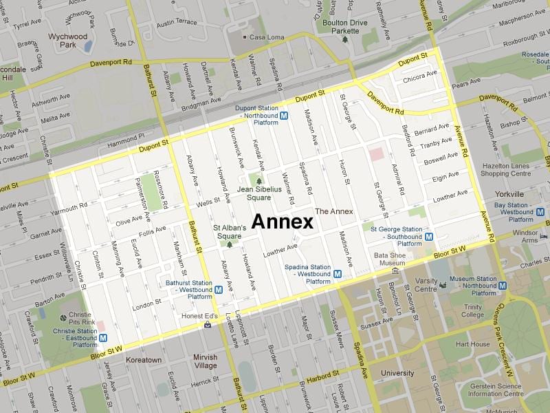 Karte Pielikumā Toronto