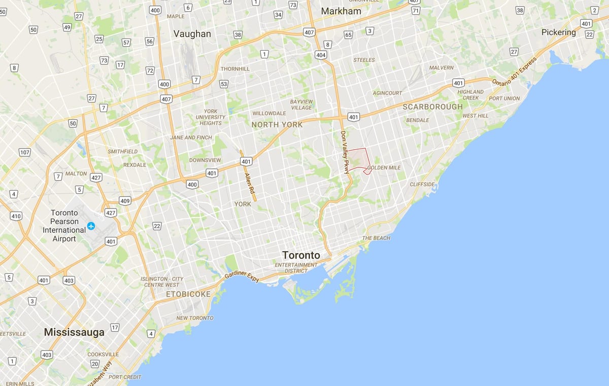 Karte Victoria Ciema rajonā Toronto