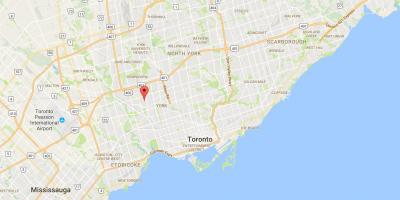 Kartes Amesbury rajona Toronto