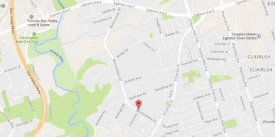 Karte Bermondsey ceļu Toronto