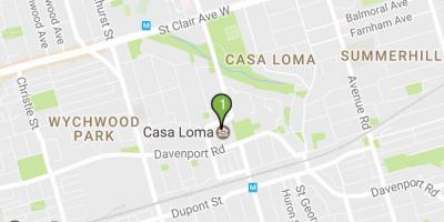 Karte Casa Loma Toronto