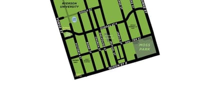 Karte Dārza Rajonā pārskats Toronto