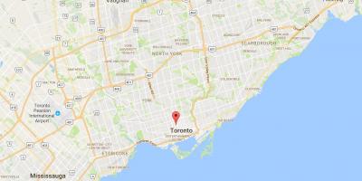 Karte Discovery Rajona rajona Toronto