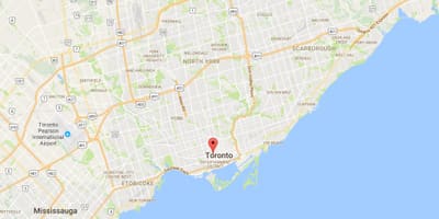 Karte Grange Park rajonā Toronto