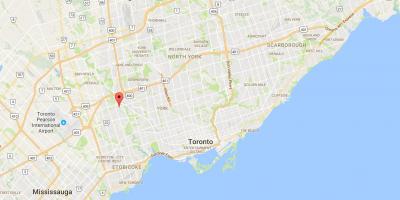 Karte Hambera Augstumu – Westmount rajona Toronto