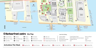 Karte Harbourfront centrs, autostāvvieta