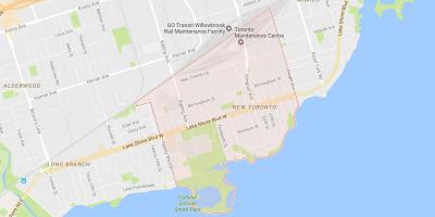 Karte Jaunu Toronto Toronto apkaimē