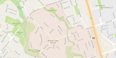 Karte Markland Koka kaimiņattiecību Toronto