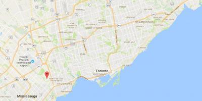 Karte Markland Koka rajonā Toronto