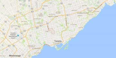 Karte Forest Hill rajonā Toronto