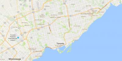Karte Morningside rajona Toronto