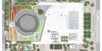 Karte Nathan Phillips Square miera dārzs