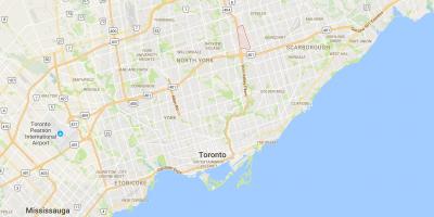 Karte Patīkamu Skatu rajona Toronto