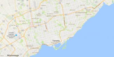 Karte Pelmo Parks – Humberlea rajona Toronto