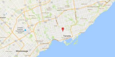 Karte Pielikumā rajona Toronto