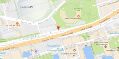 Karte Rees iela Toronto