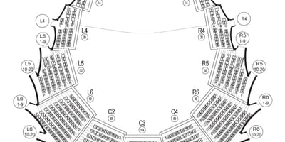Karte Roy Thomson Hall mezanīna
