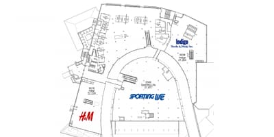 Karte Sherway Gardens 2. līmenis