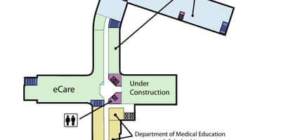 Map Svētā Jāzepa Veselības centrs Toronto līmenis 5