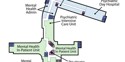 Map Svētā Jāzepa Veselības centrs Toronto līmenis 7