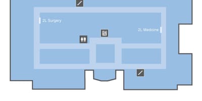 Map Svētā Jāzepa Veselības centrs Toronto OLM 2. līmenis