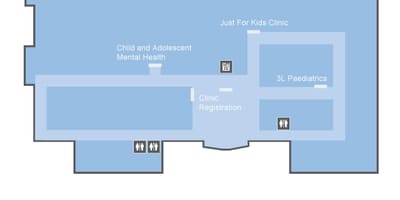 Map Svētā Jāzepa Veselības centrs Toronto OLM 3. līmenis