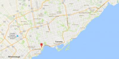 Karte Stonegate-Queensway rajona Toronto