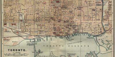 Karte Toronto 1894