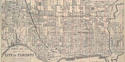 Karte Toronto 1902
