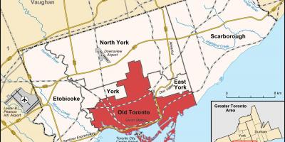 Karte Toronto jomā