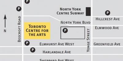 Karte Toronto centrs māksla