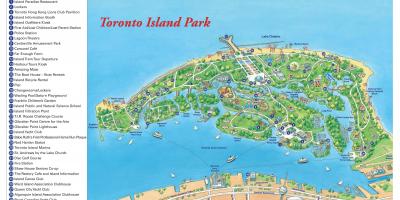 Karte Toronto island park