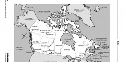 Kartes Toronto, on, kanāda