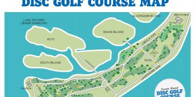Karte Toronto Salās, golfa kursi Toronto