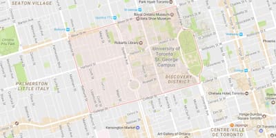 Karte Universitātes Toronto
