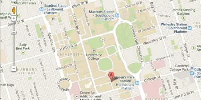 Karte university of Toronto St George