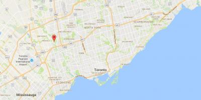 Karte Gobas rajona Toronto