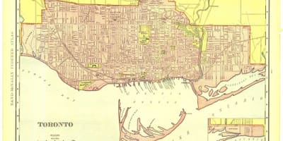Karte vēstures Toronto