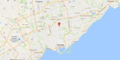Karte Wanless Parka rajonā Toronto