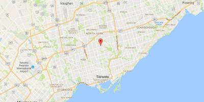 Karte Wanless Parka rajonā Toronto