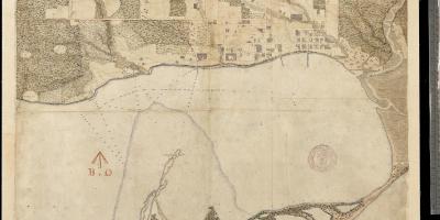 Karte zemes York Toronto pirmo centure 1787-1884