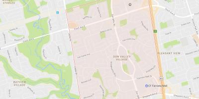Karte Zemesriekstu kaimiņattiecību Toronto